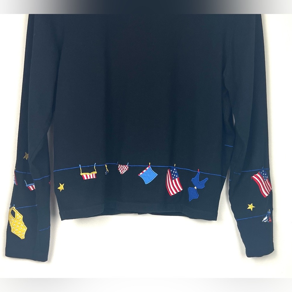 Vintage 90’s Y2K Michael Simon Lite USA 🇺🇸 Patriotic Button Down - Picture 11 of 14